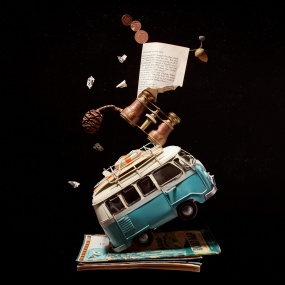 另类创意旅行宣传设计图片